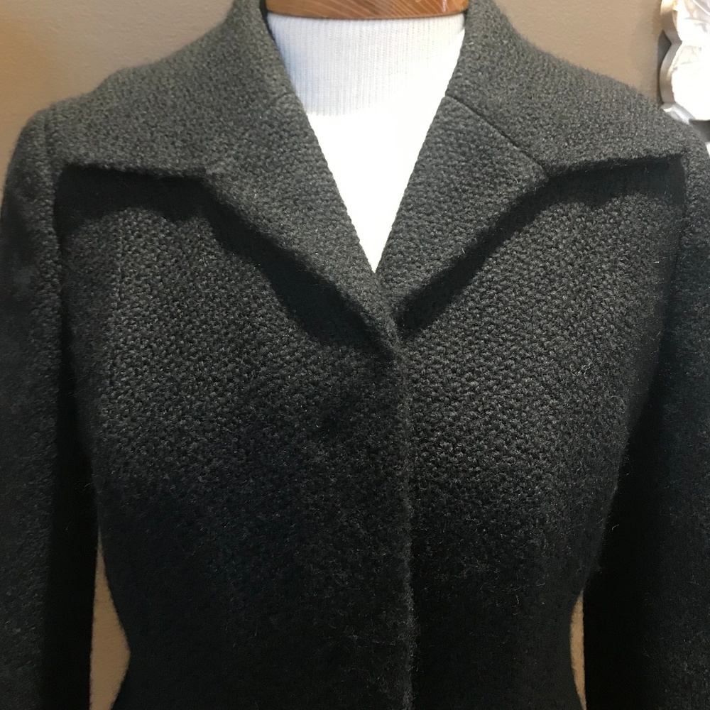 Ann Taylor Jacket 100% Wool 3/4 Sleeves